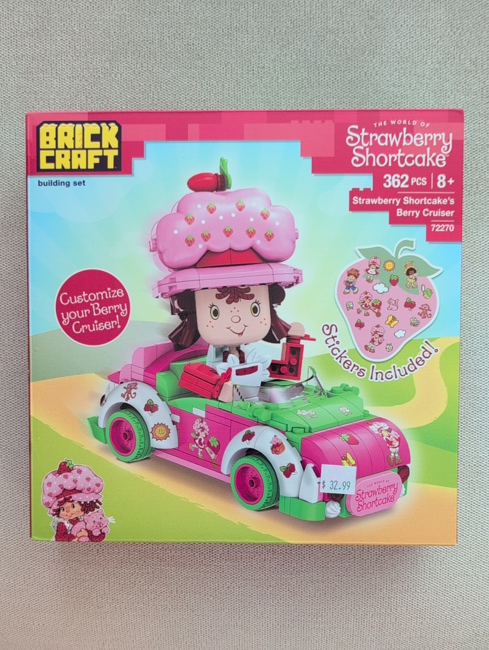 Strawberry Shortcake Berry Cruiser Brick Craft Set